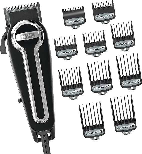 Wahl USA Elite Pro High-Performance Corded Home Haircut & Grooming Kit for Men – Electric Hair ... | Amazon (US)