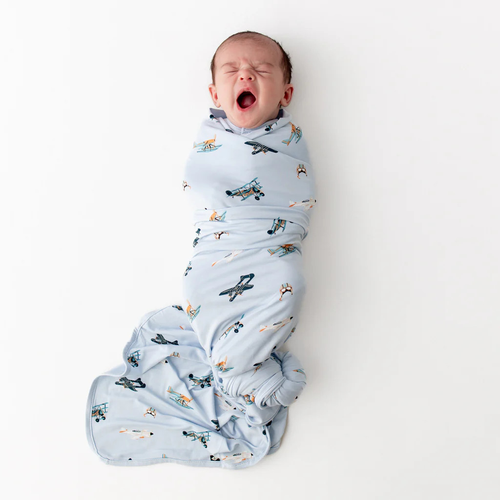 Swaddle Blanket in Take Off | Kyte Baby