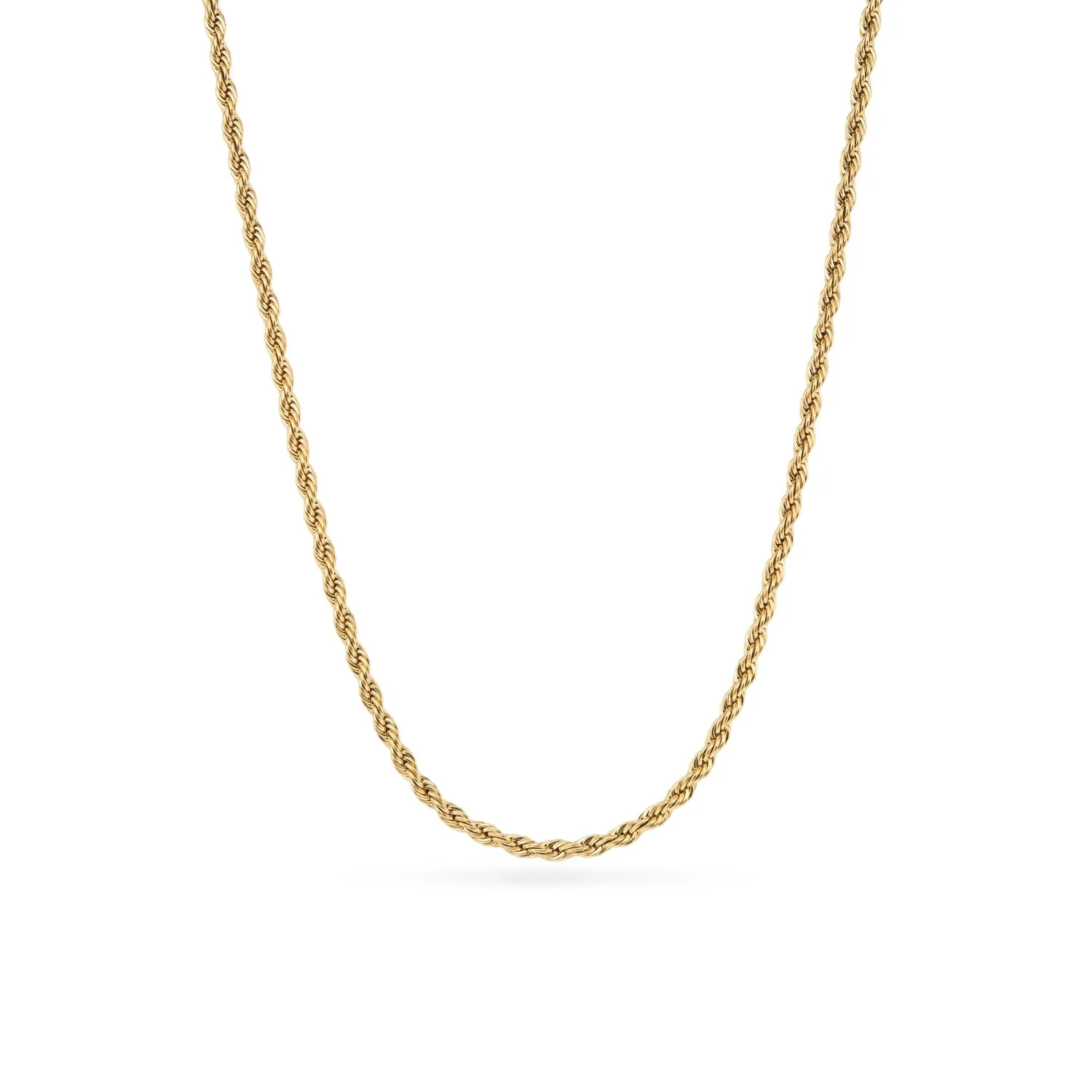 Small Rope Chain Necklace (Gold) | Abbott Lyon