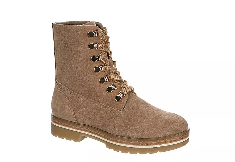 Limelight Womens Zoey Combat Boot - Taupe | Rack Room Shoes