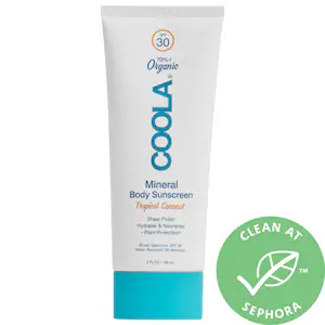 Mineral Body Organic Sunscreen Lotion SPF 30 Tropical Coconut | Sephora (US)