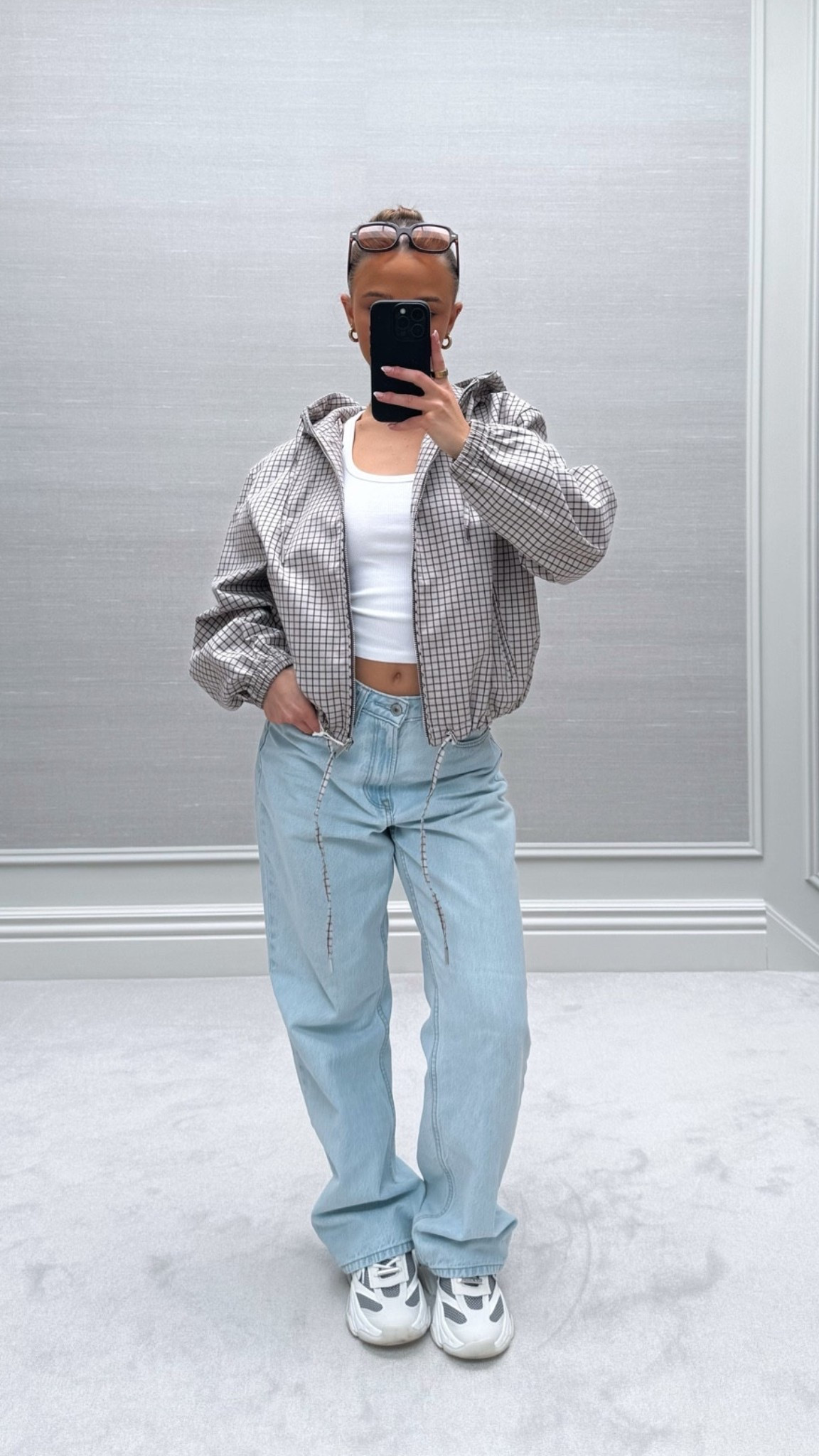 spring outfit inspo🦋✨

Pinterest style outfit inspo ideas spring TikTok casual easy basic neutral ootd wishlist faves casual petite oversized viral wide leg loose baggy jeans Abercrombie curve love fashion zara viral checked hooded jacket beige 

#LTKspring #LTKuk #LTKpetite