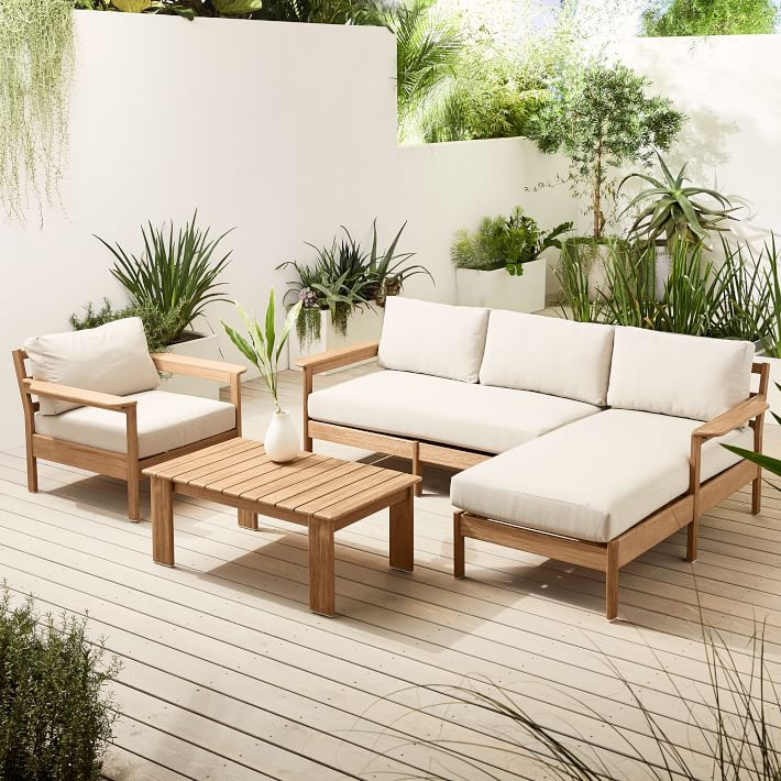 Playa Outdoor Rectangle Coffee Table (41") | West Elm (US)