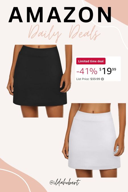 Amazon daily deal — 41% off these skirts I am loving for the summer!!

Summer fashion, spring fashion, summer outfit, spring outfit, Amazon fashion, affordable fashion, vacation outfit, fitness, workout, travel outfit

#LTKFindsUnder50 #LTKStyleTip #LTKSaleAlert