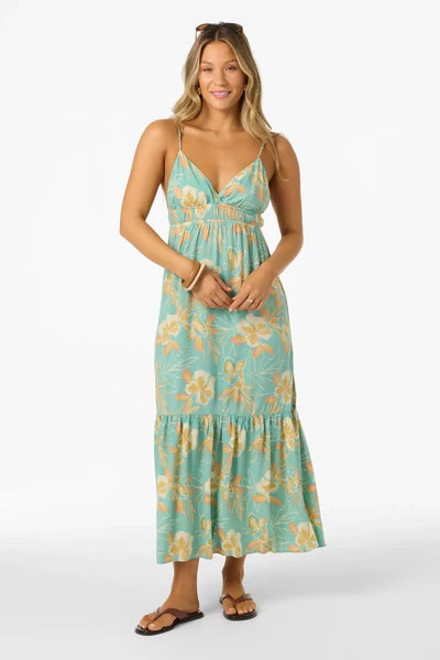 Oneill Womens Dress Julez Tiki Midi | Hansen Surfboards