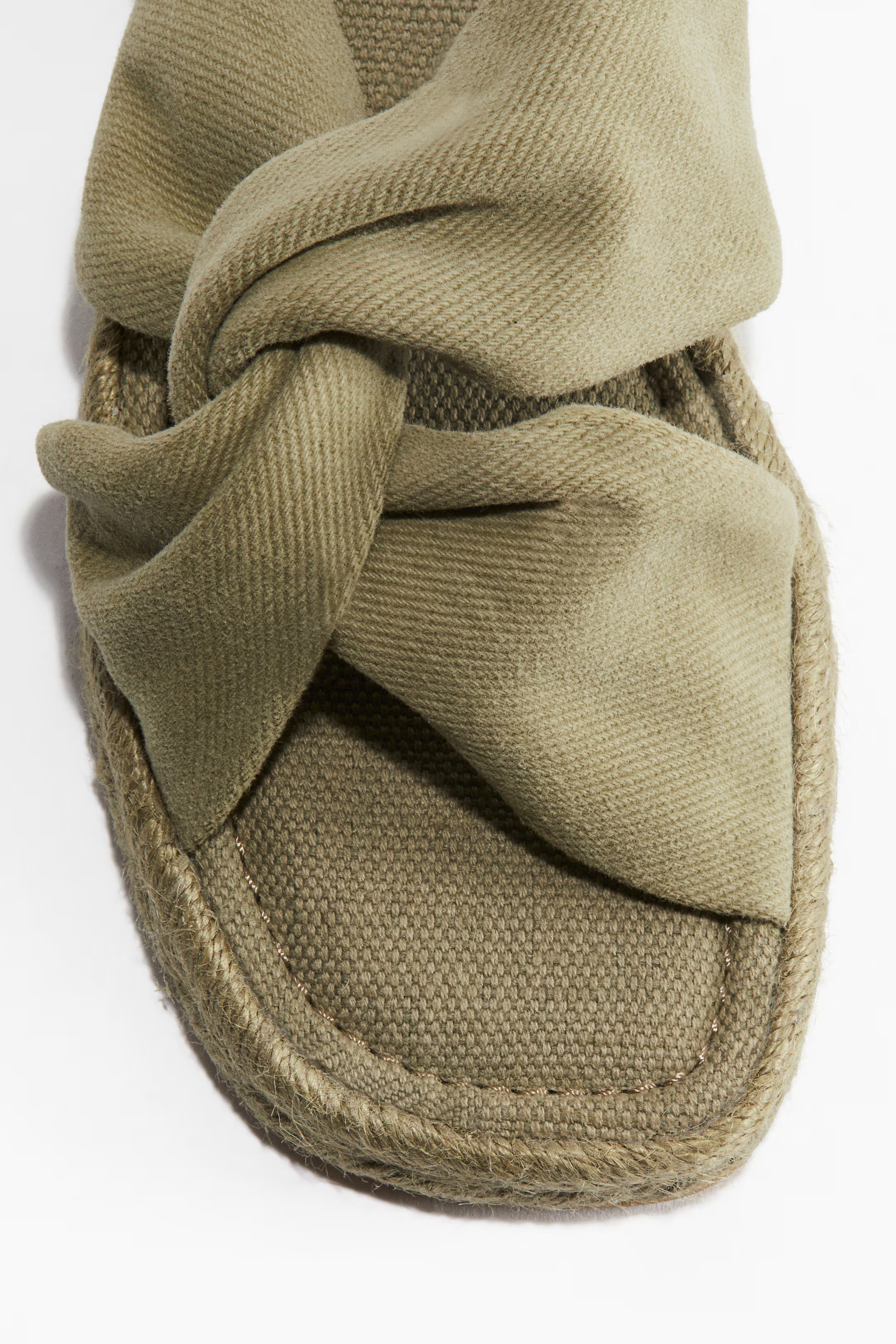 Twist-Detail Espadrille Sandals | H&M (US + CA)