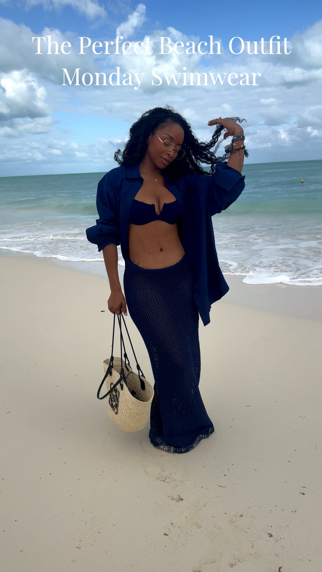 The perfect beach outfit! I went ahead and linked the full swimsuit cover-up. I got everything for Monday swimwear and I’ve been getting a lot of questions about my wig. It is from Amazon and she is linked as well. ￼

#LTKTravel #LTKdayinmylife
