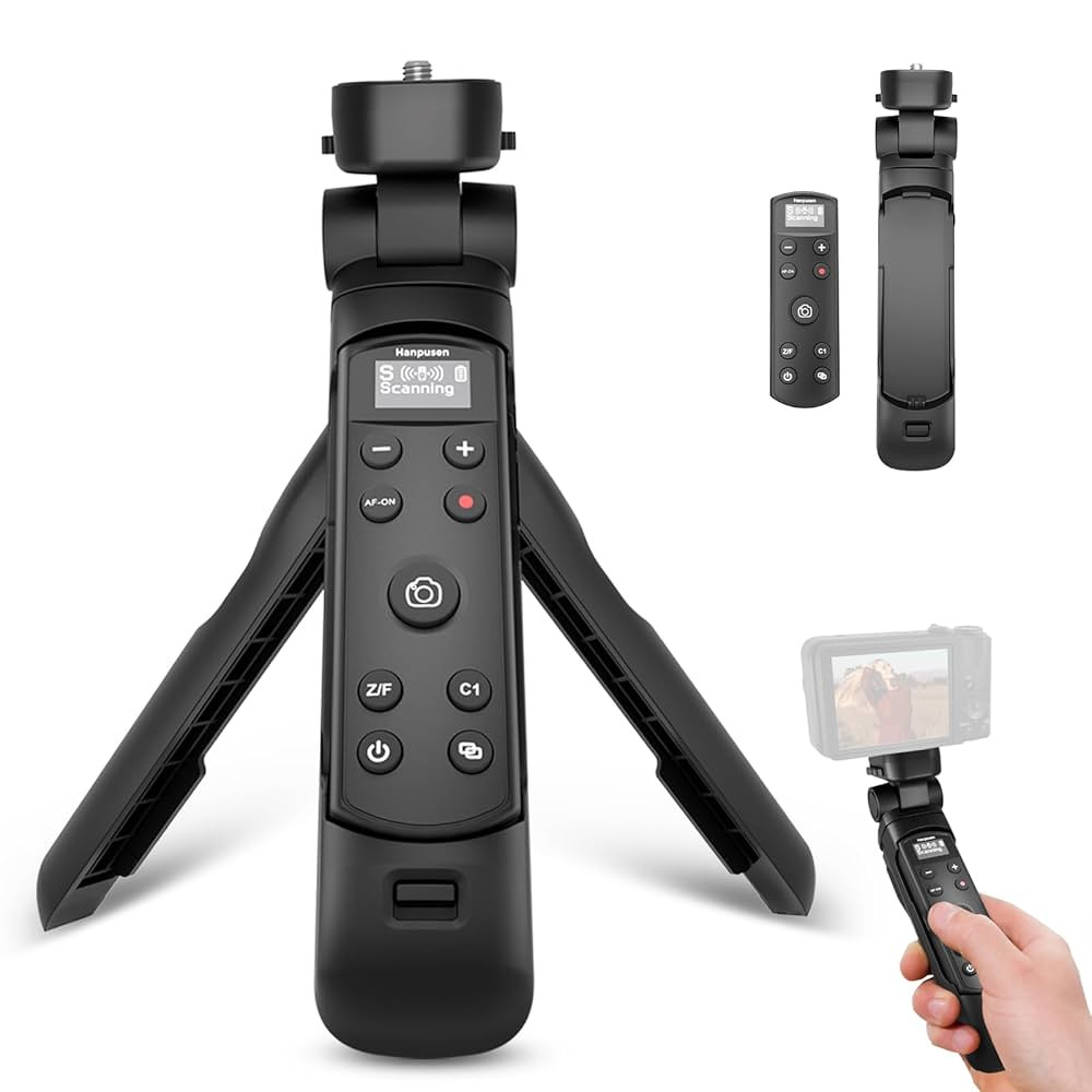 for Sony Tripod Wireless Shooting Grip with Shutter Release - Mini-Tripod with Rechargeable Remot... | Amazon (US)