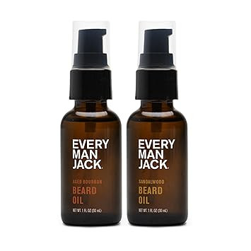 Every Man Jack Mens Beard Oil - Subtle Aged Bourbon & Sandalwood Fragrance - Deeply Moisturizes a... | Amazon (US)
