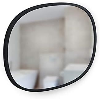 Amazon.com: Umbra Hub Oval Wall Mirror with Rubber Rim for Living Room, Bathroom, Bedroom, Entryw... | Amazon (US)