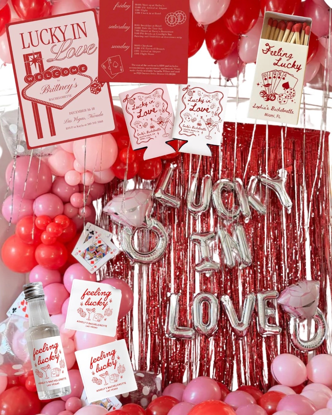Lucky in love bachelorette party lucky in love Vegas party bridal party engagement party perfect for Las Vegas Bachelorette party decor, lucky in love balloons lucky in love balloon garland, lucky in love decorations bachelorette balloons

#LTKSaleAlert #LTKU #LTKWedding

#LTKWedding #LTKU #LTKSaleAlert
