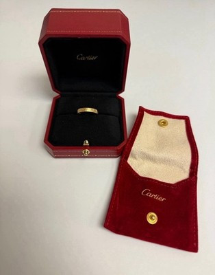 Cartier Love Band Ring 750 Gold 18K Size 6.75 / 54 with Box | eBay | eBay US