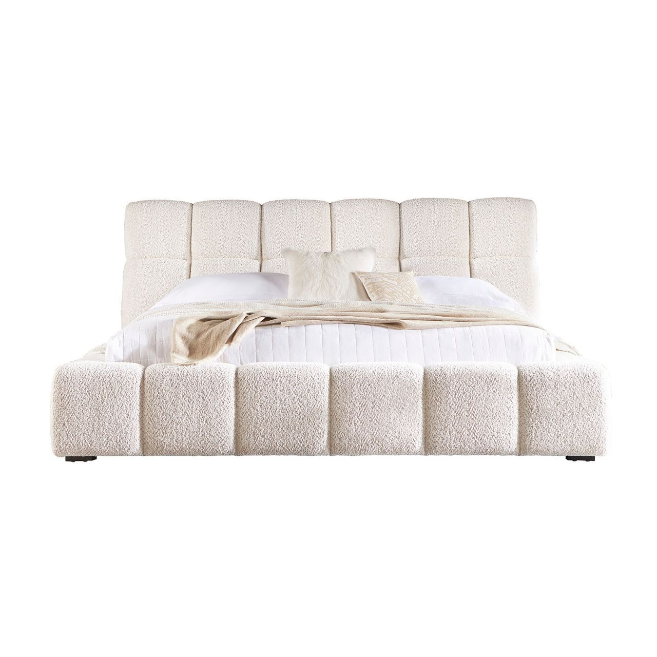 Escape Fluffy River Rock King Upholstered Bed In Light Brown
    by 
        Parker House | 1stopbedrooms