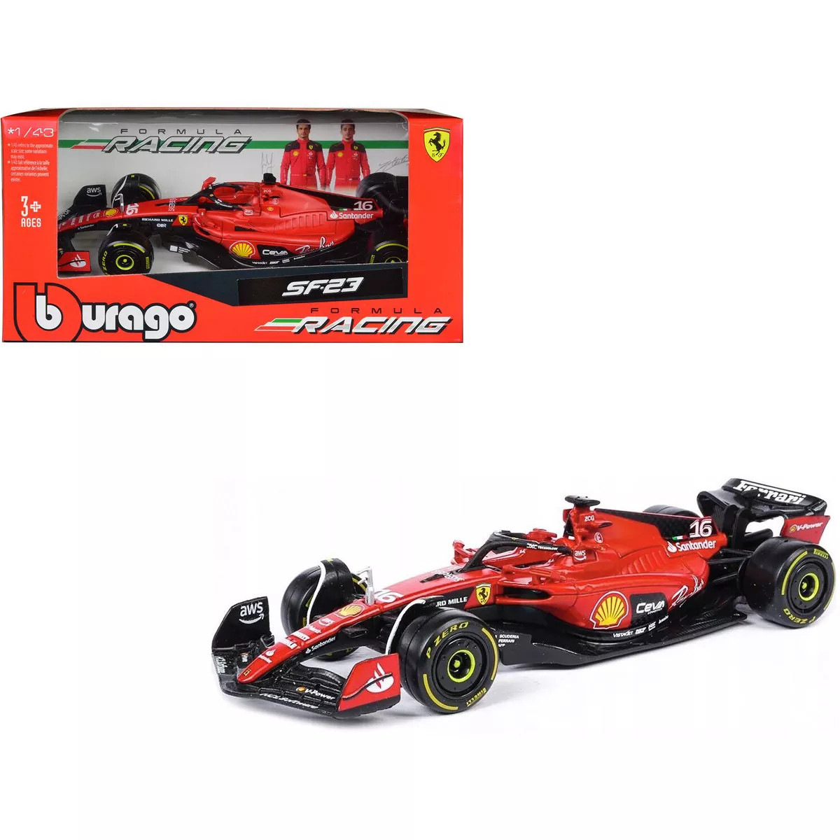 Ferrari SF-23 #16 Charles Leclerc "Formula One F1 World Championship" (2023) "Formula Racing" 1/4... | Target