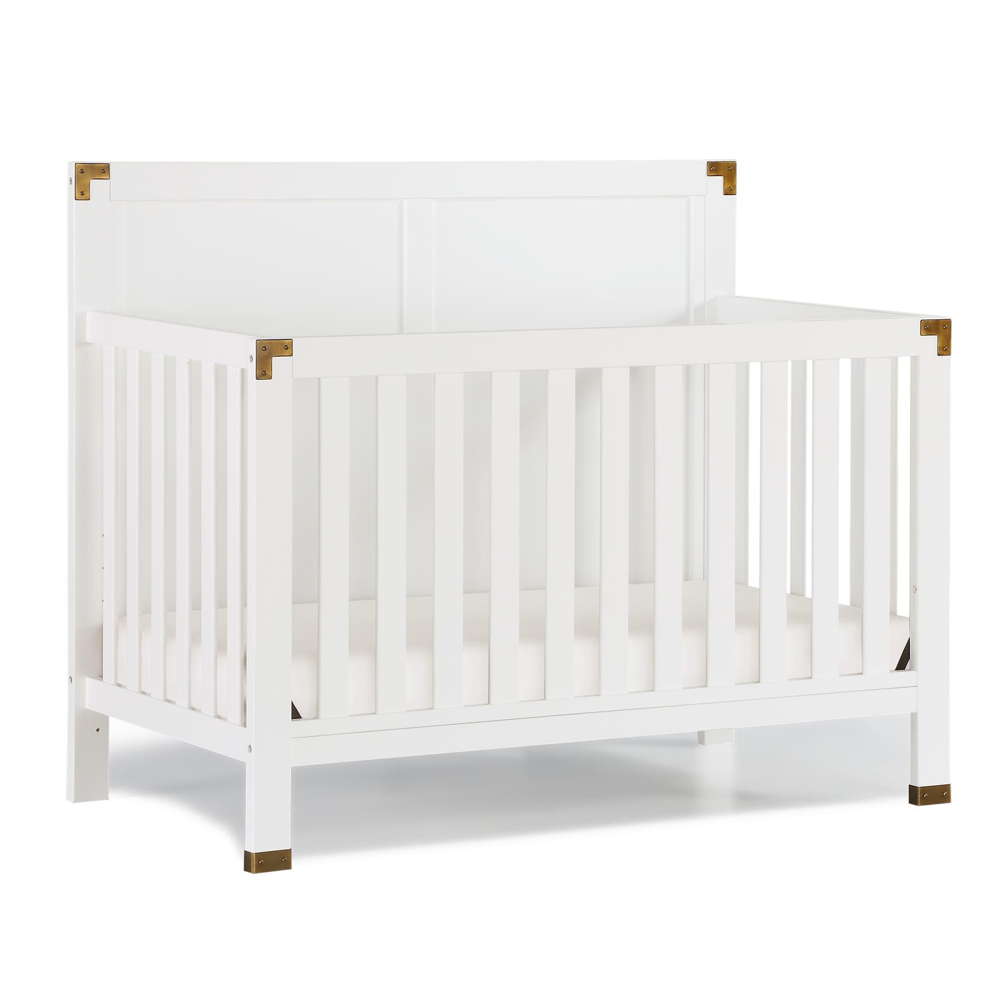 Baby Relax Miles 5-in-1 Convertible Crib, Nursery Furniture, White | Walmart (US)