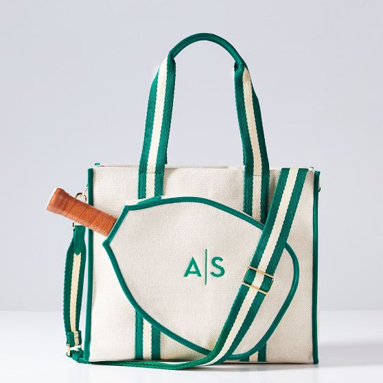 Riviera Italian Canvas Pickleball Tote | Mark and Graham