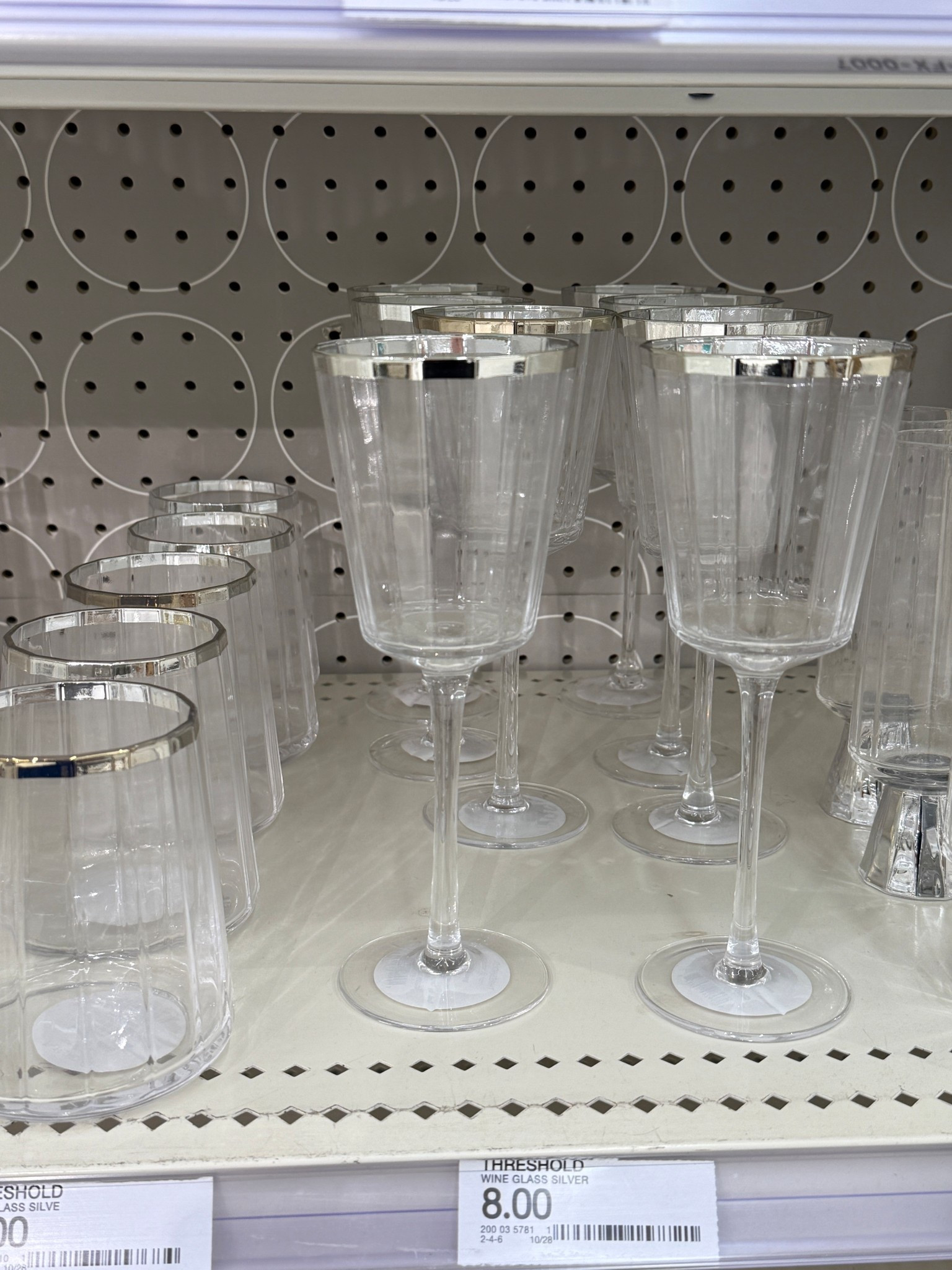 Recent Target Finds! 🥂 These silver rim wine glasses are perfect for hosting this holiday season! 

#LTKHoliday #LTKHome #LTKFindsUnder50