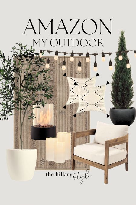 Amazon Favorites our Home.

Home Decor.  Home Furnishings. Outdoor. Amazon. Amazon Home.  Amazon Outdoor.  Found It On Amazon.  Accent Chair.  Outdoor Chair.  Faux Plant.  Outdoor Shrubs.  Olive Tree.  Accent Pillows.  String Lights.  Outdoor Rug.  Planter.  Tabletop Firepit.  Candles.

#LTKhome #LTKstyletip #LTKfamily