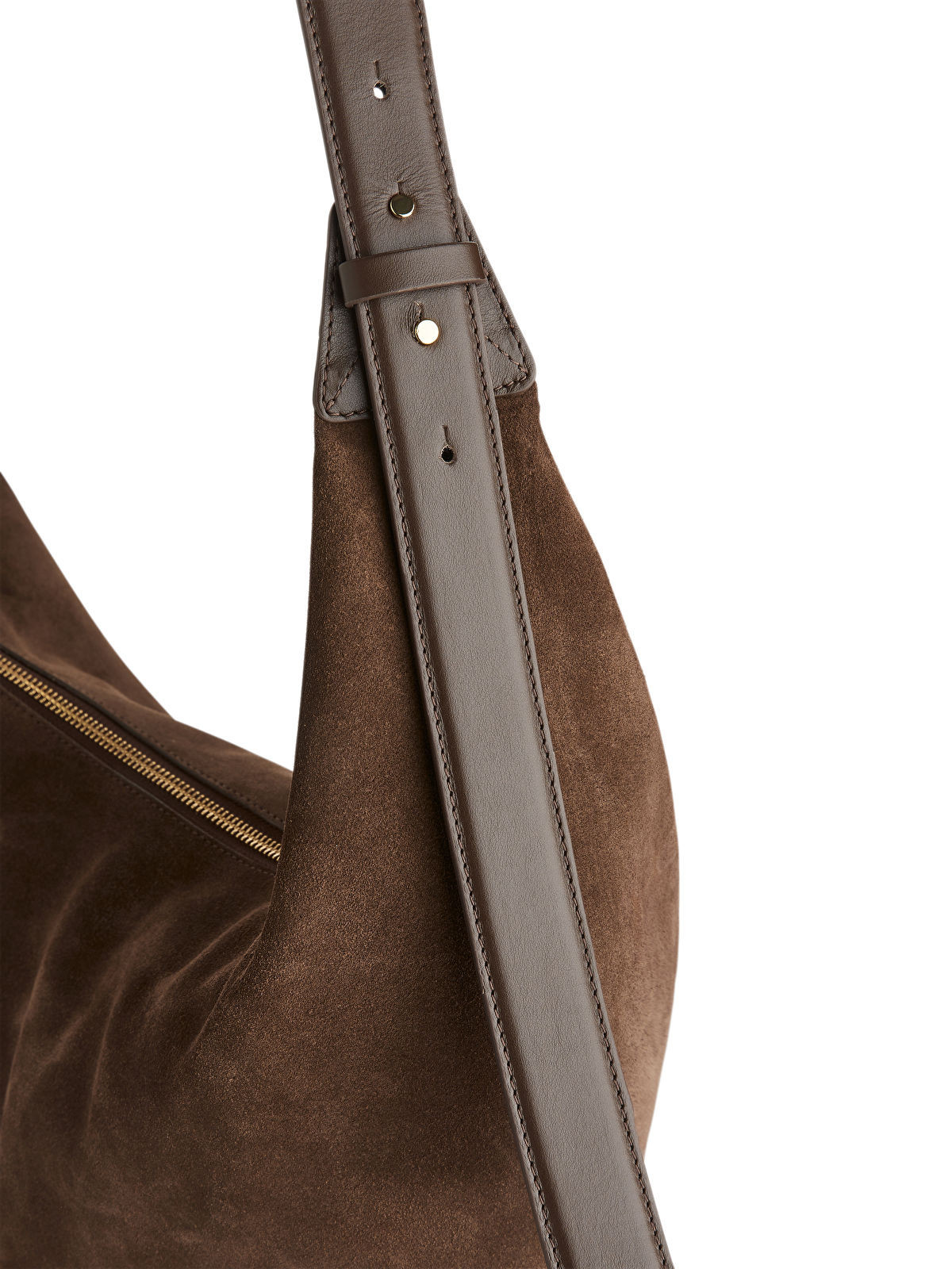 Curved Suede Bag | ARKET (US&UK)