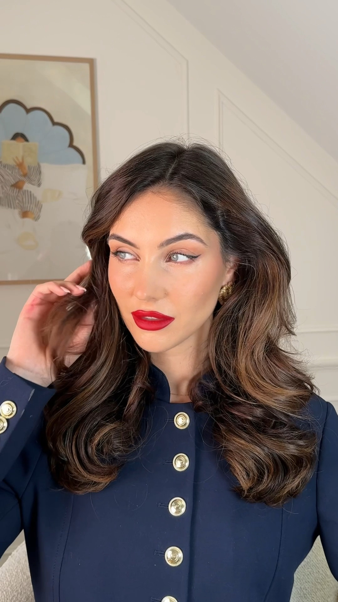My fav make up look at the moment 💋 who doesn’t love a red lip, and the colour combo red and navy is so chic! Featuring some of my favourite brands, Rare Beauty, Givenchy, Refy and Rodial 💄 

#LTKspring #LTKbeauty