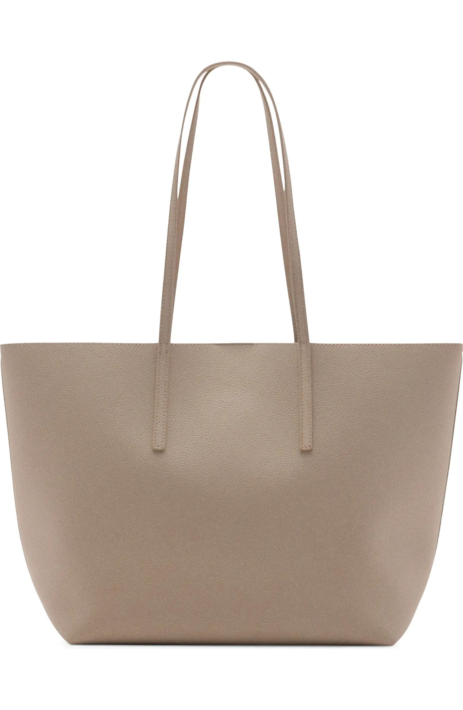 MANGO Pebble Faux Leather Shopper Bag | Nordstrom | Nordstrom
