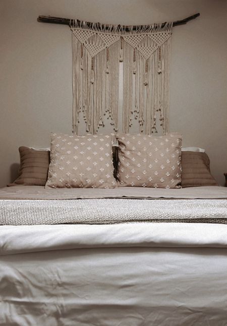 Home decor for the master room 🤍 neutral home decor. Neutral bedding. Boho bedding  

#LTKFind #LTKhome #LTKunder100