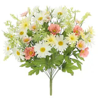Cream, Yellow & Coral Mixed Daisy Bush by Ashland® | Michaels Stores