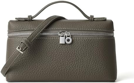 DORIS&JACKY Small Leather Crossbody Bag for Women Designer Mini Top Handle Clutch Phone Bag with ... | Amazon (US)