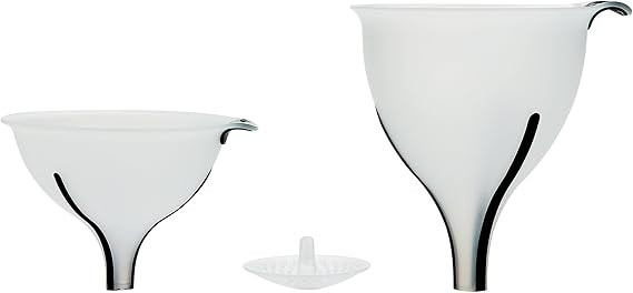 OXO Good Grips 3-Piece Multi-Purpose Funnel Set, White | Amazon (US)