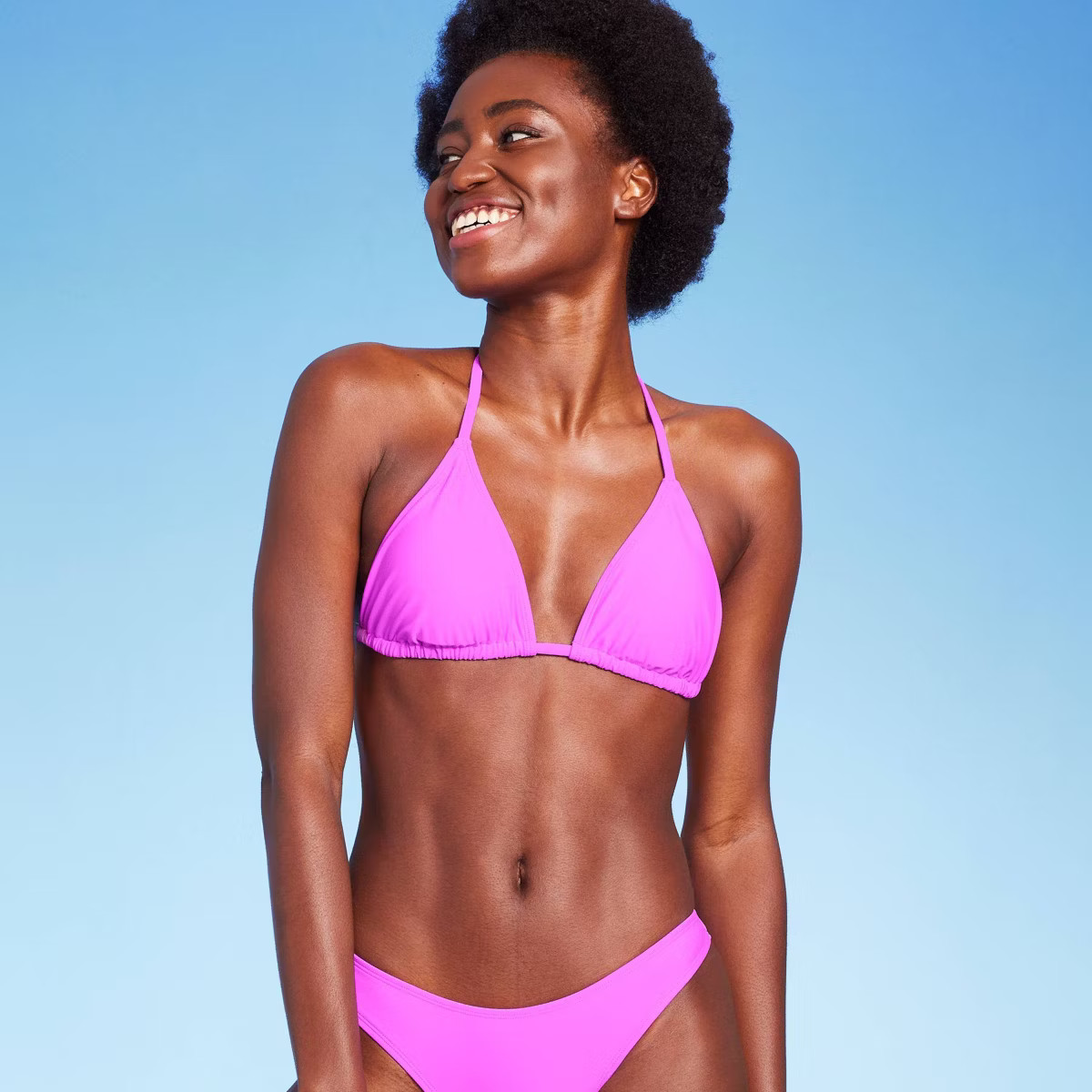 Women's Slider Triangle Bikini Top - Wild Fable™ | Target