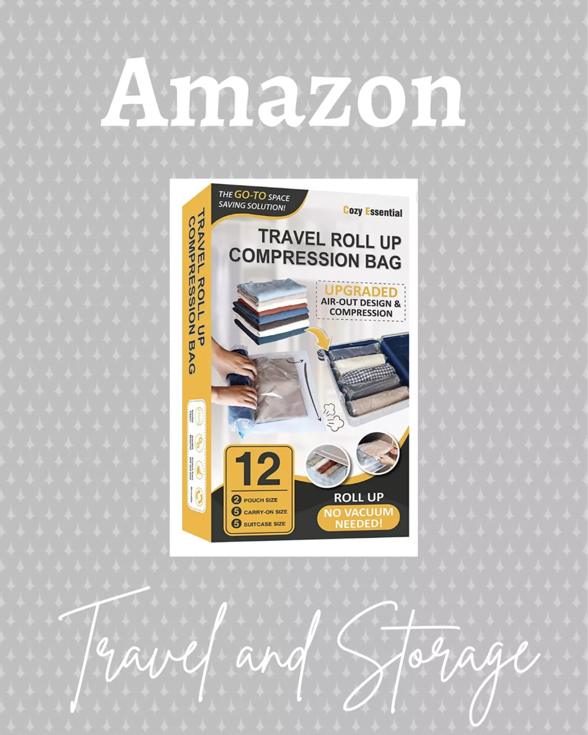 12 Travel Compression Bags Vacuum … curated on LTK