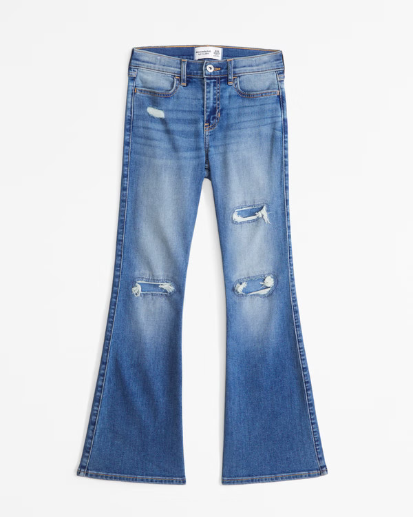 high rise flare jeans | Abercrombie & Fitch (US)