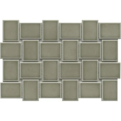 Hanami™ Porcelain Grid Metal Look Mosaic Wall & Floor Tile | Wayfair Professional