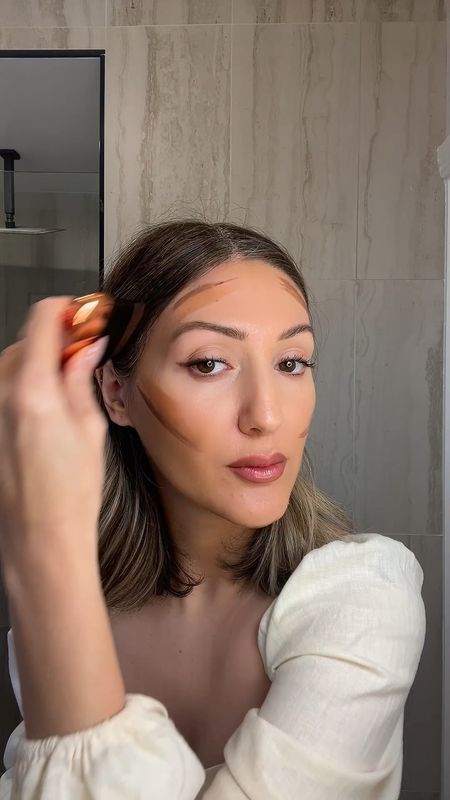 PART 1/2: Using @elaluz to create the nicest glow! Use code LOVE25 for 25% off, including bundles. All made of clean ingredients. Sale ends 2/29  

In order: 
beauty oil 
Stick bronzer - Super Yummy Natural (darker shade), then Yummy Natural (lighter shade), then Superstar Shimmer (cheekbones and body) 
Cali Queen Face Palette - all the essential shades
Liquid bronzer shade superstar shimmer, for a subtle glow on your body 

Loved all of these! Super easy to blend. 

contour 
Beauty 
Wedding guest 
Wedding 
vacation 
Date night 
Spring and summer 
Glowy makeup 

#Ad 

#LTKbeauty #LTKsalealert #LTKVideo