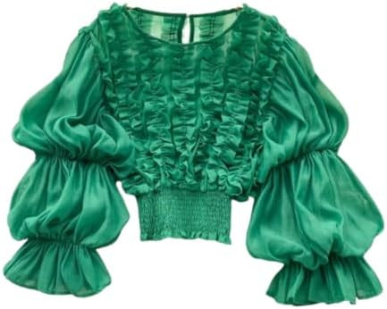 CUTEGAL Bell Sleeve Tops for Women Dressy Tops for Evening Wear Sexy Party Lace Blouses | Amazon (US)