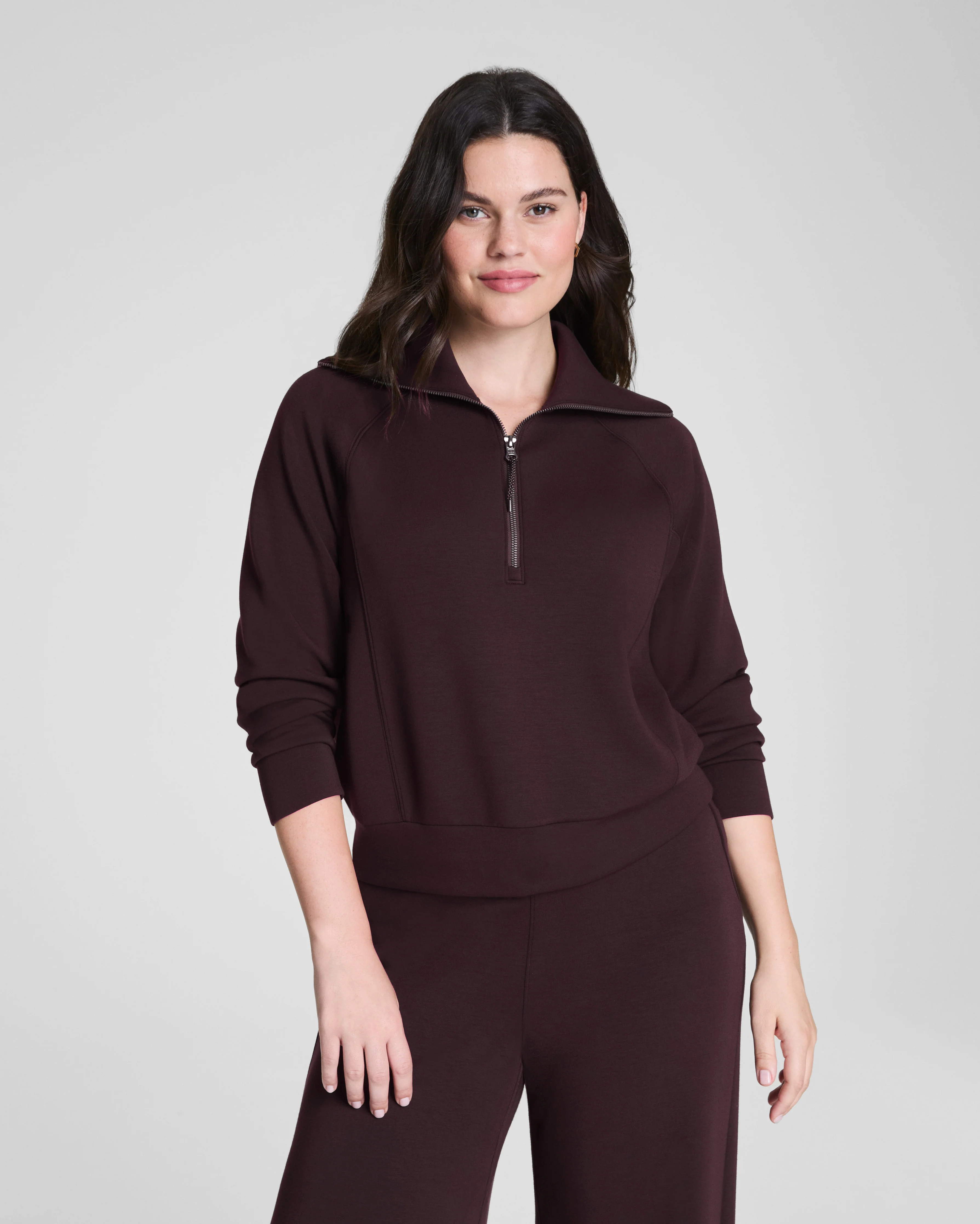 AirEssentials Lightweight Half Zip Sweatshirt | SPANX | Spanx Canada