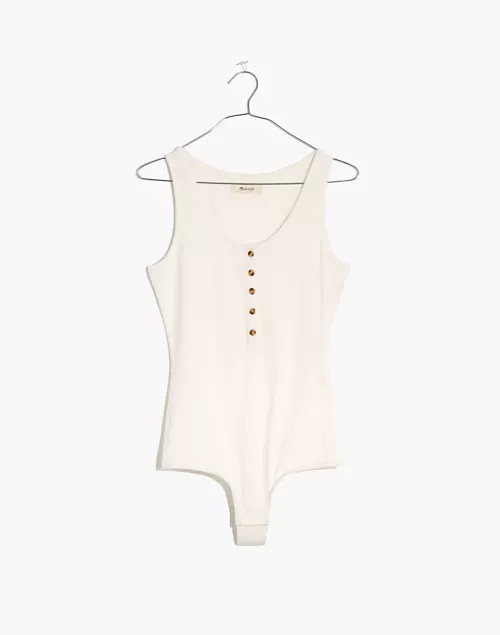 Indie Henley Thong Bodysuit | Madewell