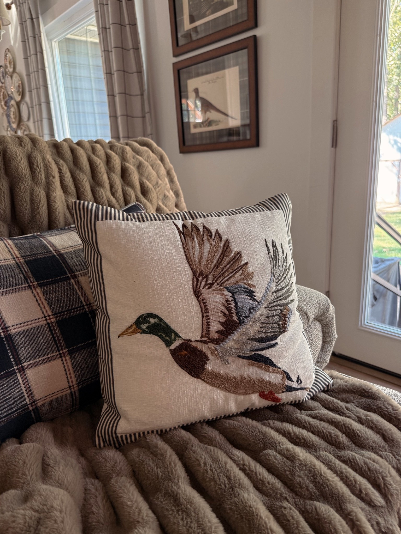 The New Southern Living drop at Dillards is so good! Embroidered Mallard Print Square Pillow 16x16. Fits into our lakehouse perfectly! 🦆

#LTKdayinmylife #LTKHome #LTKOver40