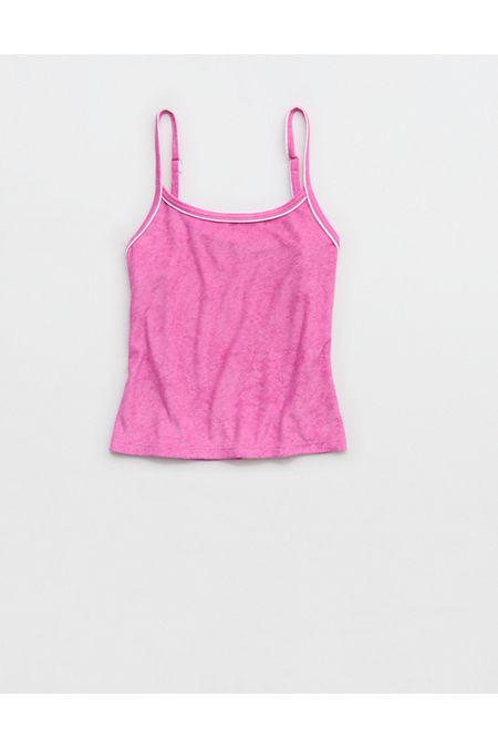 Aerie Real Hot Terry Tank Top Women's Hot Fuchsia XXS | Aerie