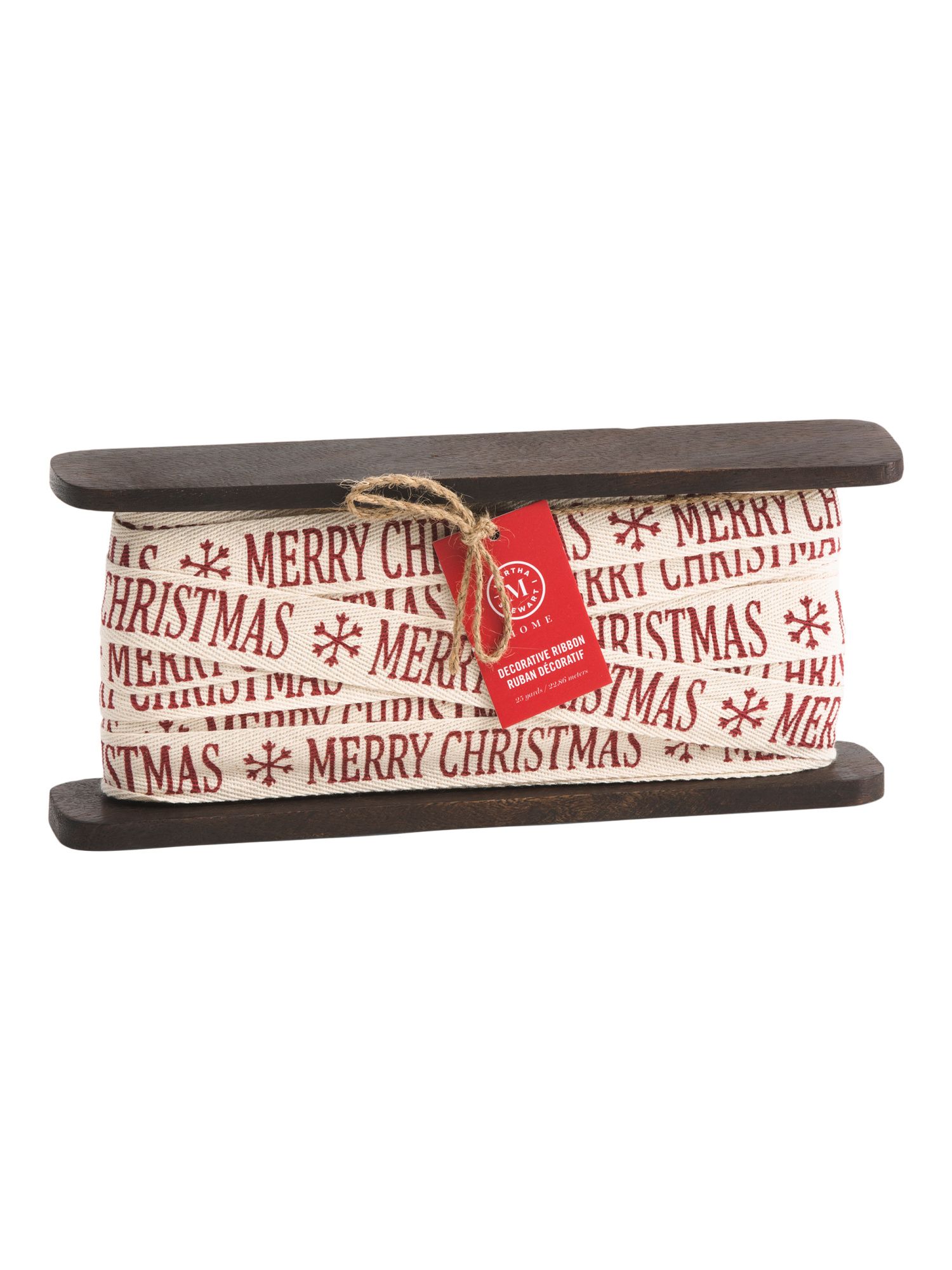 25yd Printed Merry Christmas Ribbon | Entertaining | Marshalls | Marshalls