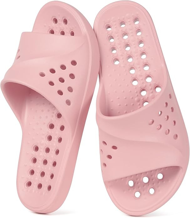 Shower Shoes for Womens Mens Massage Pool Slides with Arch Support Quick Drying Beach Slippers Su... | Amazon (CA)