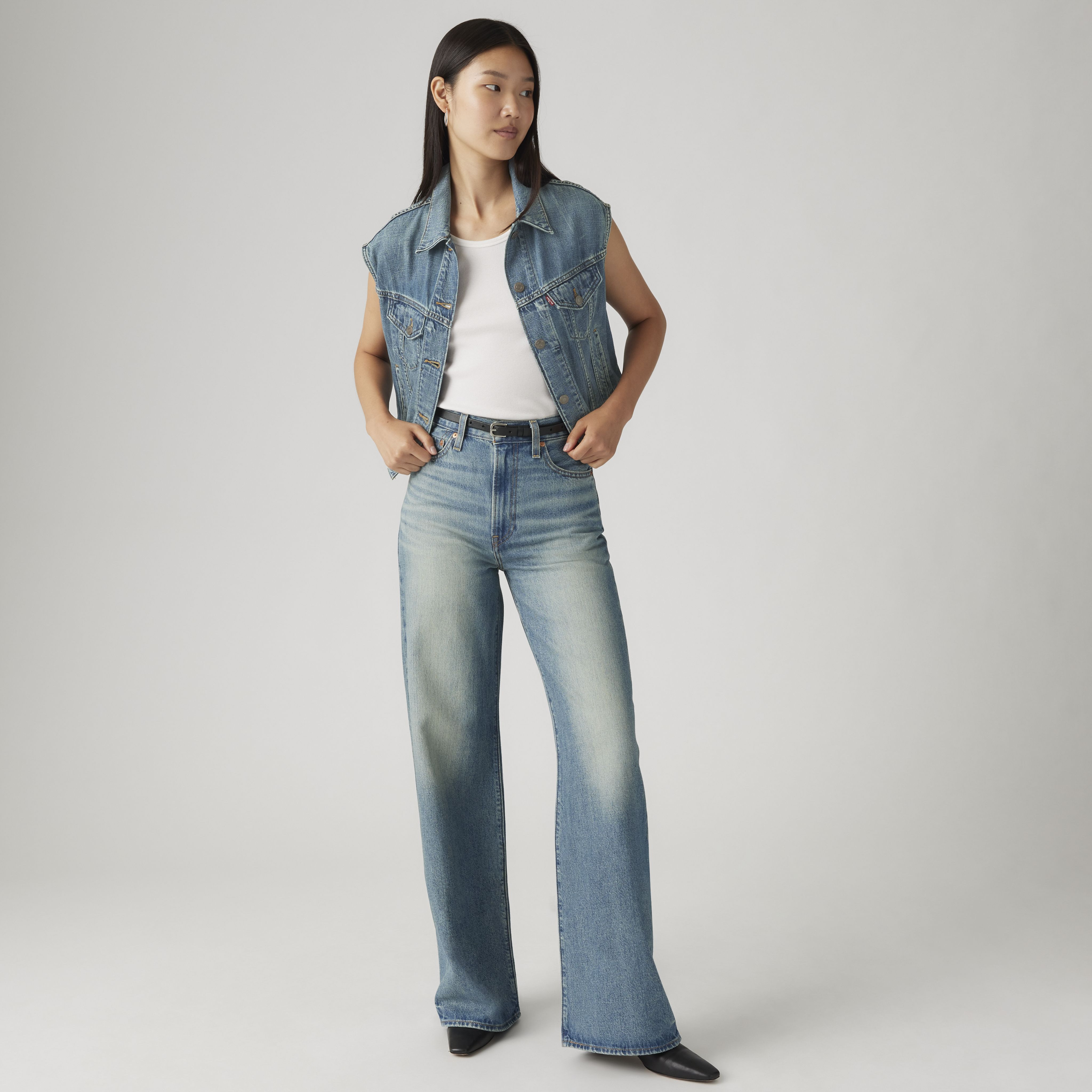 Levi's Ribcage Wide Leg Women's Jeans 26x34 | Levi's US