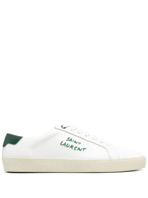 logo-print low-top sneakers | Farfetch (US)