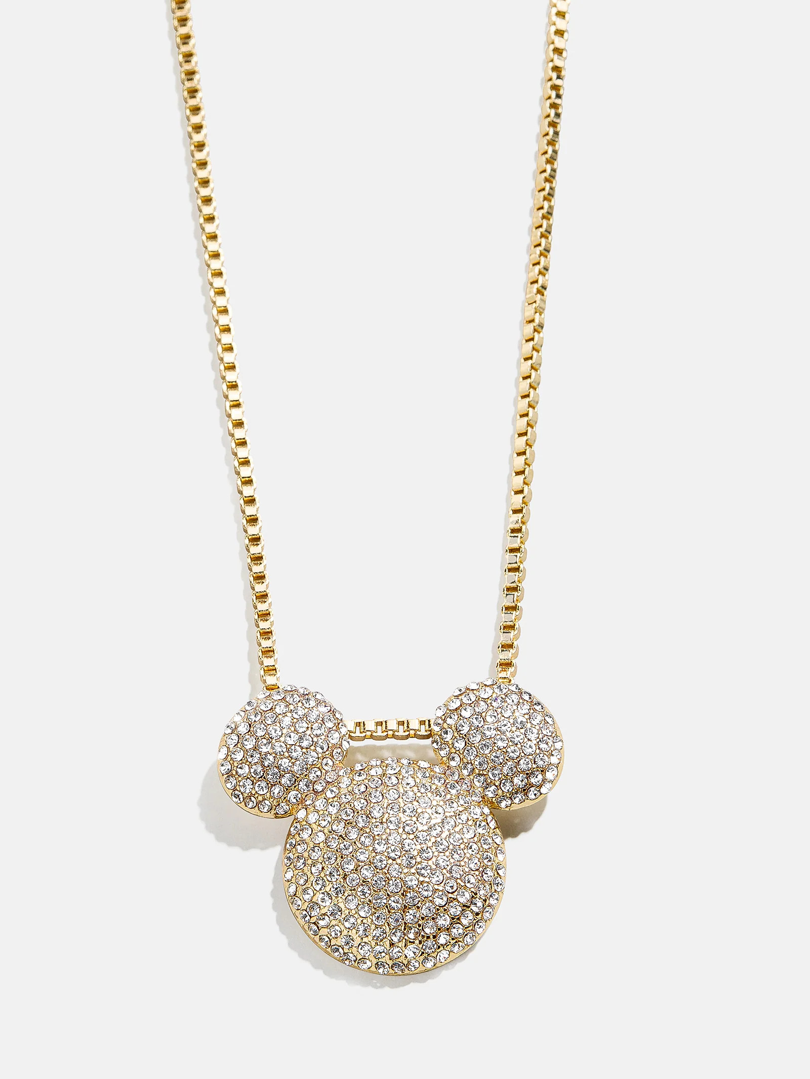 Disney Mickey Mouse Pavé Bubble Necklace - Gold/Pavé | BaubleBar