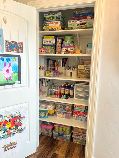 Game organization and craft organization. Toy closet organization! 



#LTKhome