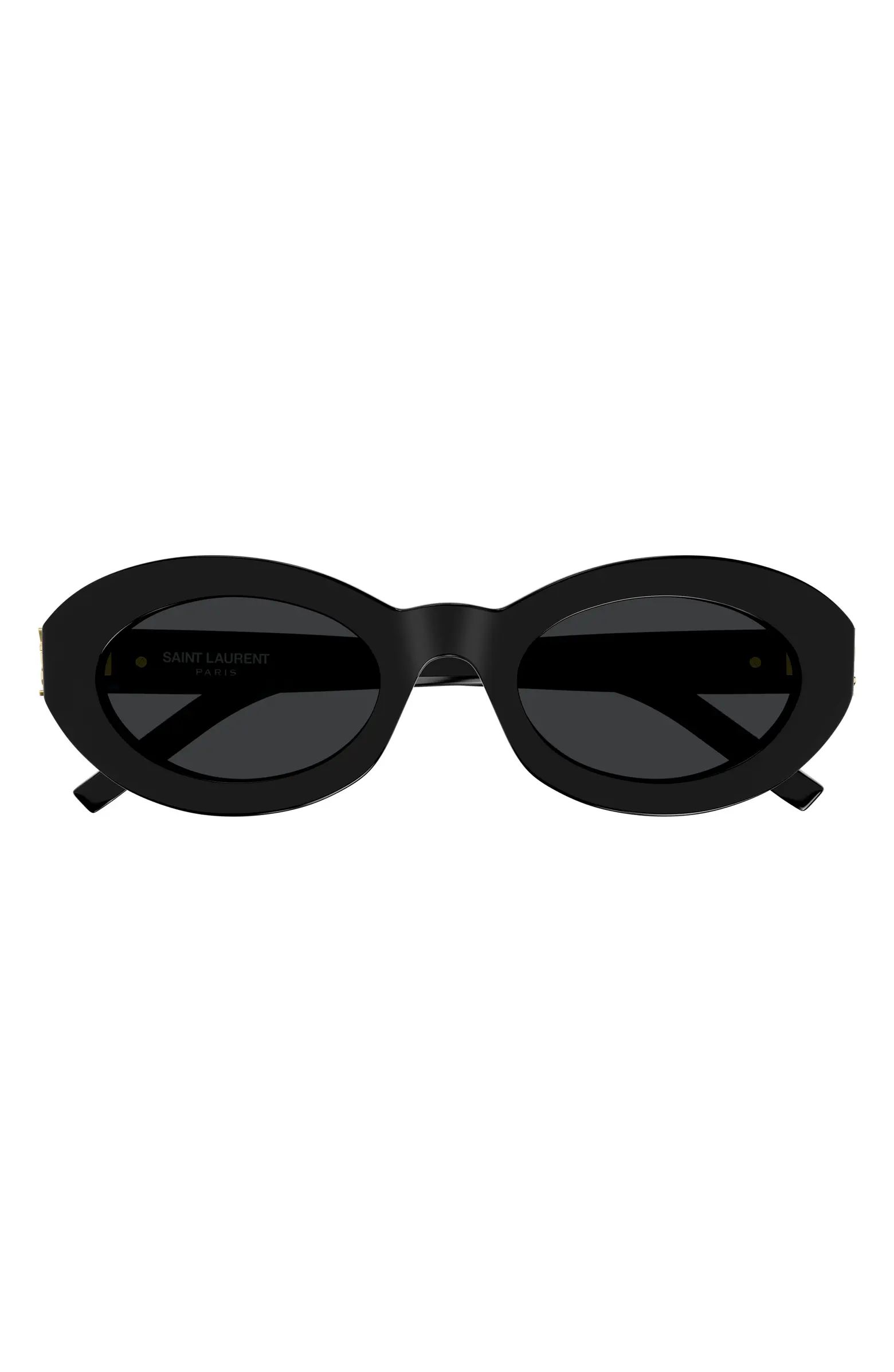 Saint Laurent 52mm Round Sunglasses | Nordstrom | Nordstrom