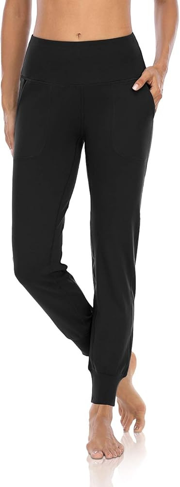 DIBAOLONG Womens Yoga Sweatpants High Waist Active Workout Joggers Lightweight Tapered Lounge Pan... | Amazon (US)