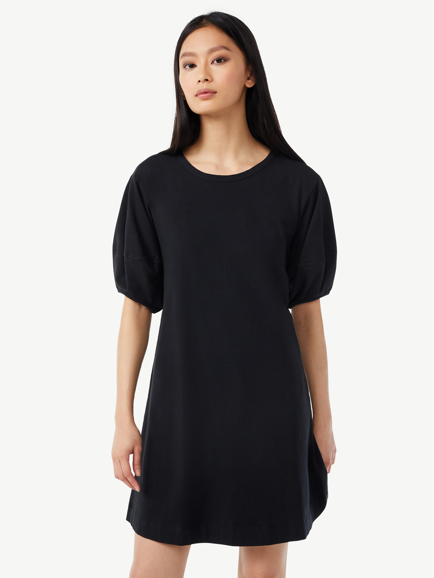 Free Assembly Women’s Balloon Sleeve Dress | Walmart (US)