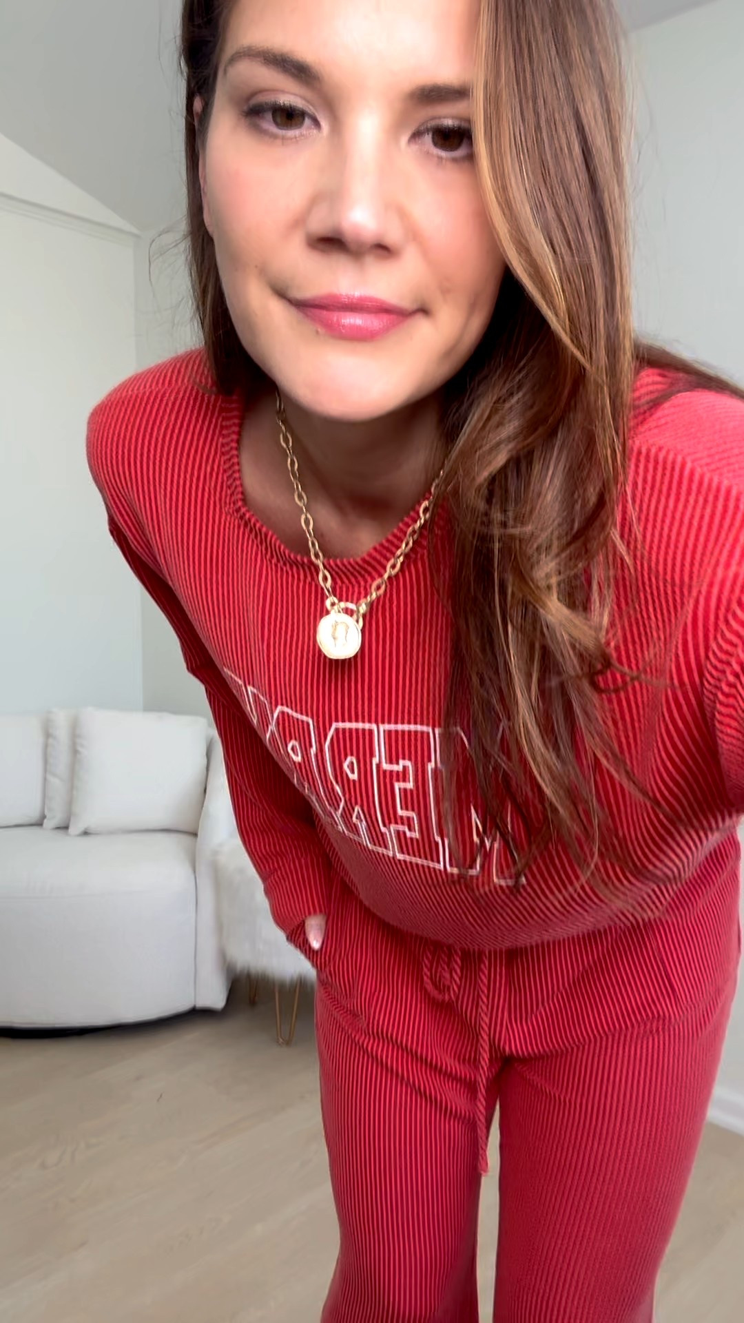 I’m obsessed with this set and the length of the pants! It’s so cute for the holidays and cozy! I did size up to an extra large and it fits so well! 

Matching set, Christmas set, Holiday outfits, Cozy sets, Red set, Tall girl approved, Long pants, Stang and co 

#LTKHoliday #LTKTall #LTKSeasonal