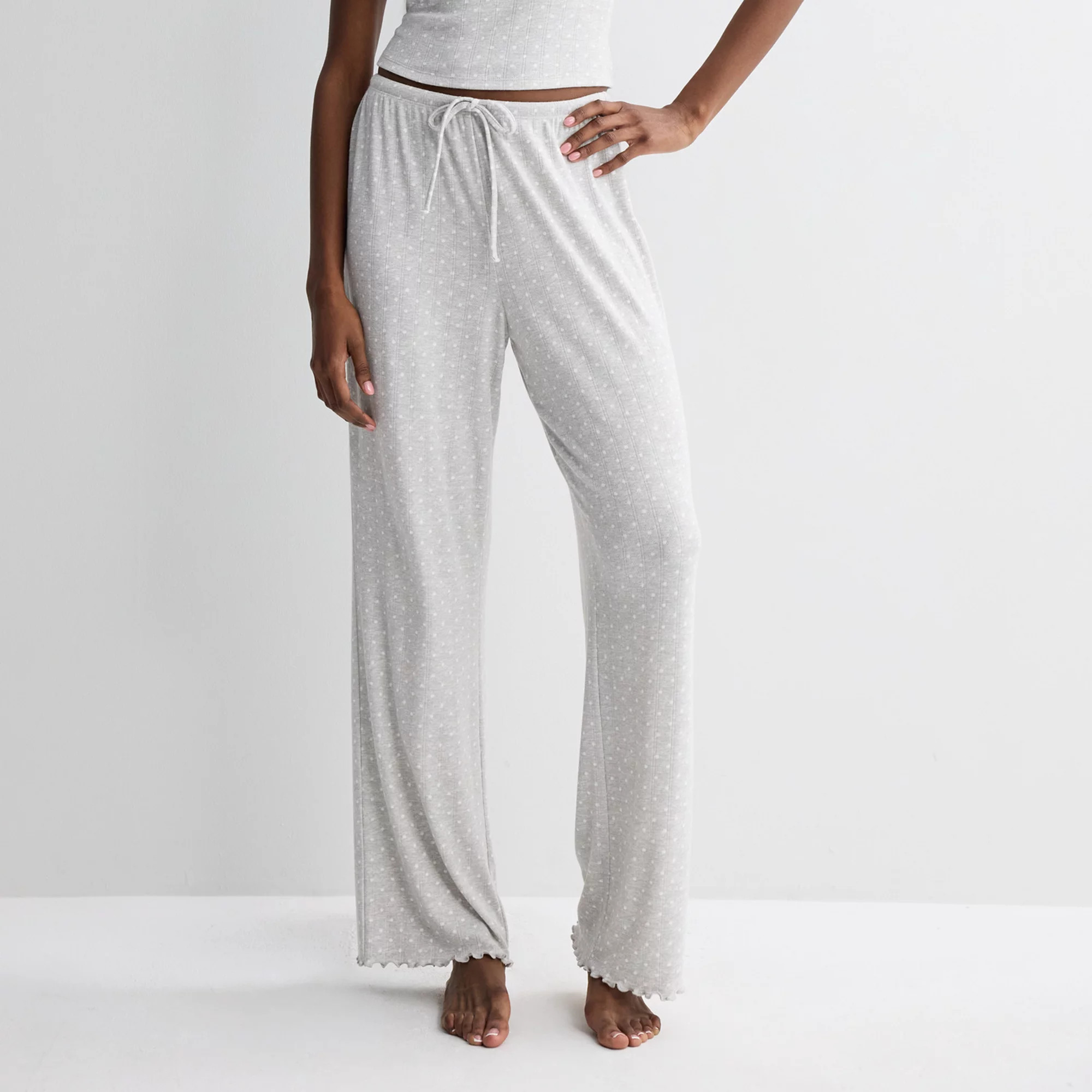 Juniors' Pink Republic Pointelle Lounge Pants | Kohl's
